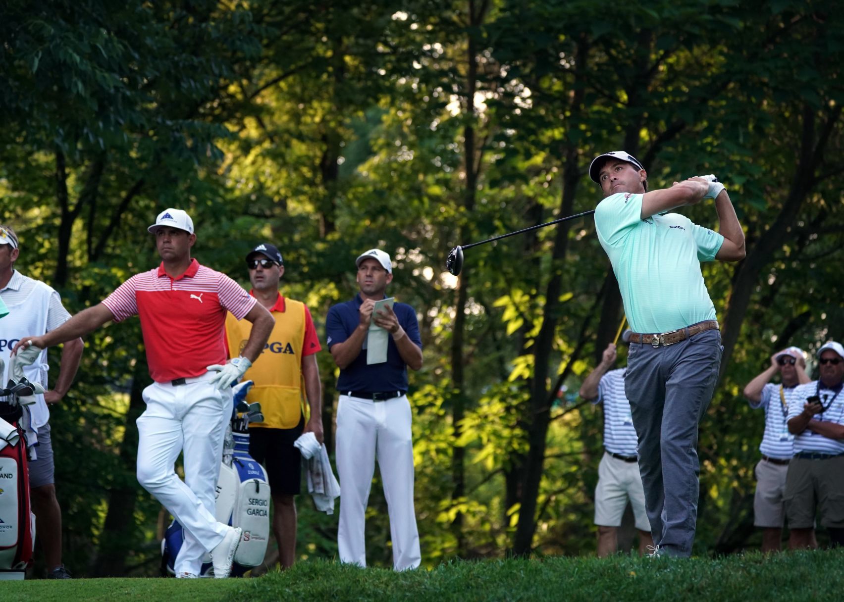 100th PGA Championship at Bellerive Country Club, round two